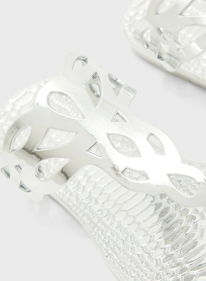 Ginger Woven Design Flip Flop