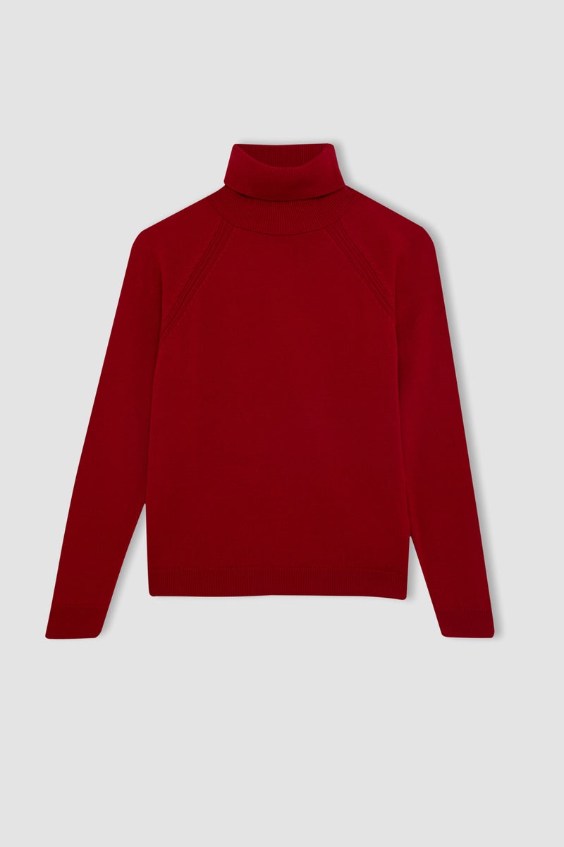 DeFacto Girl Regular Fit Turtleneck Pullover  - Image 1
