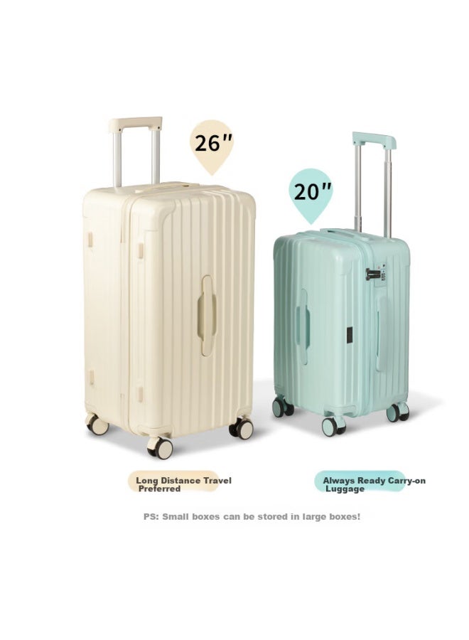 Lexon French Brand 20-inch Carry-on Luggage Suitcase For Business Travel Suitcase Universal Wheel Trolley Case Student Password Box - Image 5
