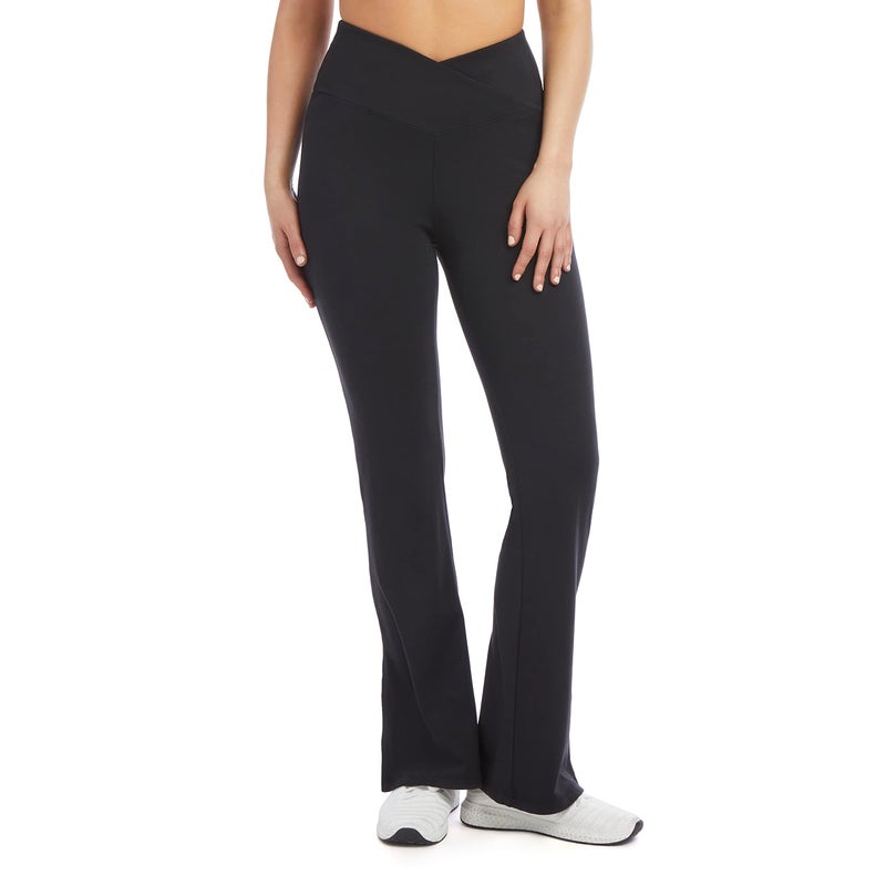 Danskin Slit Flare Pant US Medium Black Salt