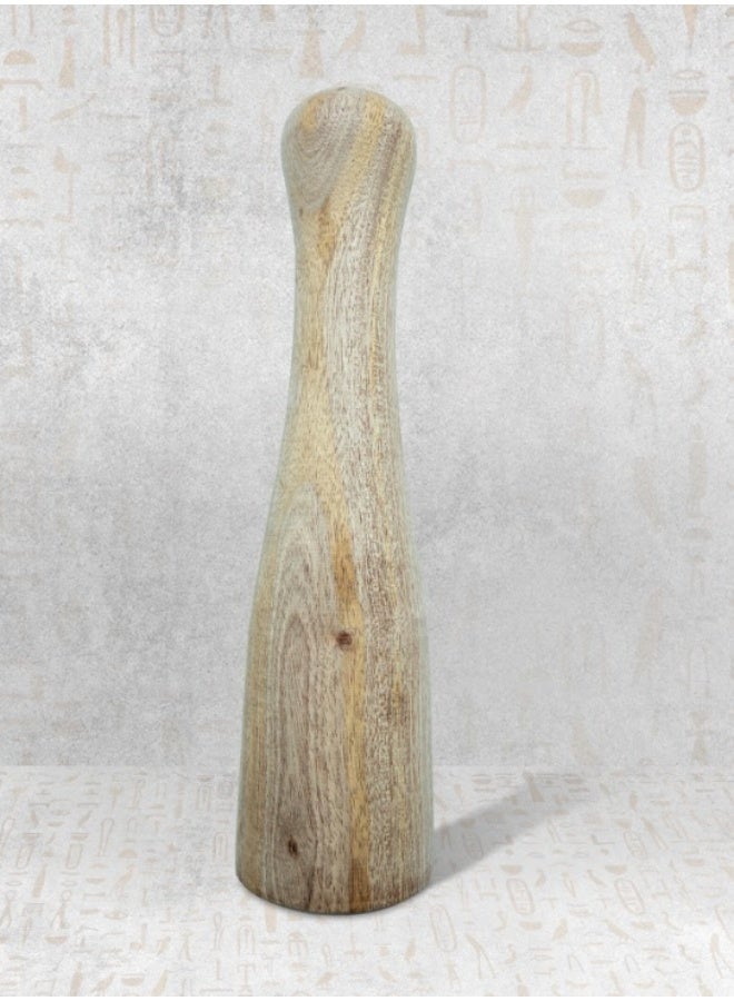 wooden pestle made of sarsooh wood and treated with olive oil. - Image 2