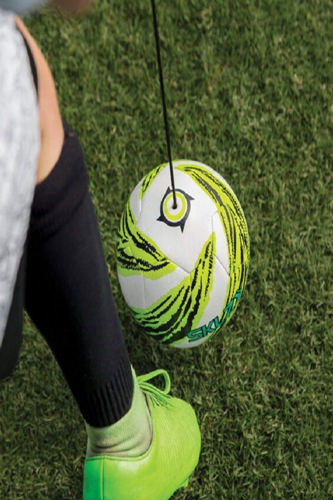 SKLZ Touch Trainer – Neon/Black (Solo Soccer Training Ball) - Image 4