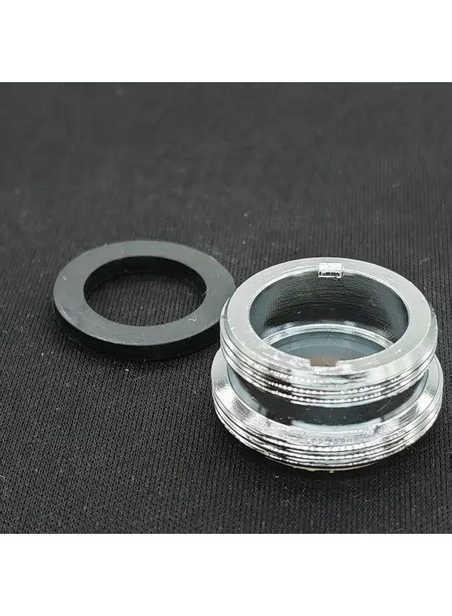 محول صنبور نحاسي 22 ملم إلى 24 ملم بخيط ذكري للحوض، خرطوم حديقة، فلتر، غسالة صحون - Image 3