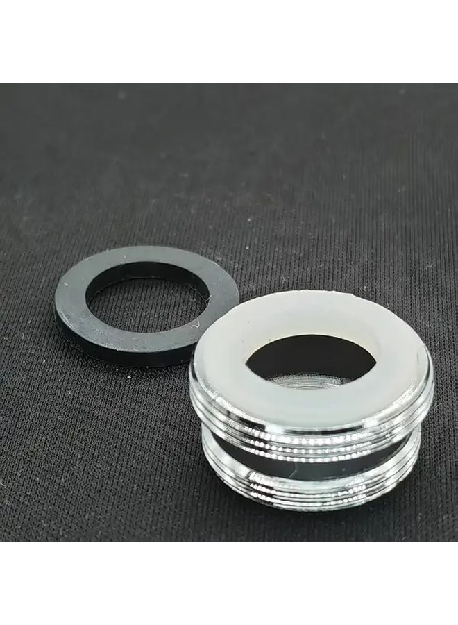 محول صنبور نحاسي 22 ملم إلى 24 ملم بخيط ذكري للحوض، خرطوم حديقة، فلتر، غسالة صحون - Image 1