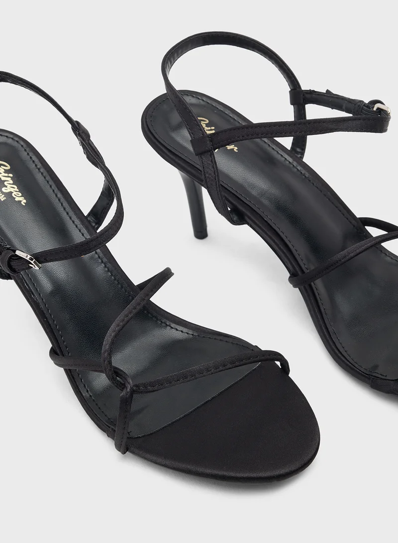 Ginger Pointed Heeled Sandal