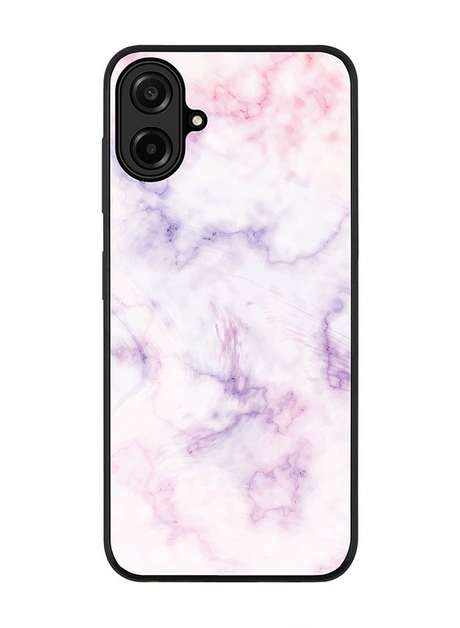 Stylizedd For Samsung Galaxy A07 4G Case,Slim fit Camera Protection, Shockproof Thin Phone cover  - Marble Print Cotton Candy