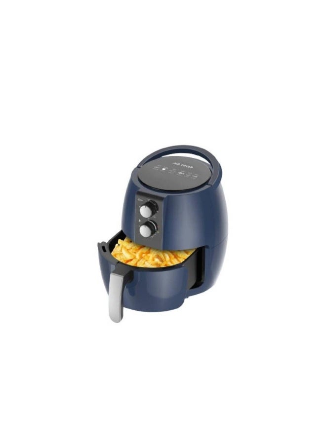 Tradeo 3.6L Electric Air Fryer 1350W Healthy Oil-Free Cooker with Adjustable Temperature and Timer - Blue - Image 1