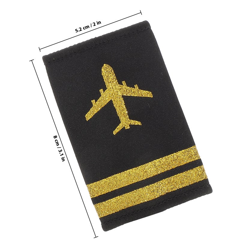 Shoulder Epaulets Pilot Uniform Enhancement Professional Symbol For Cosplayers And Performers 1 Pair - Image 2