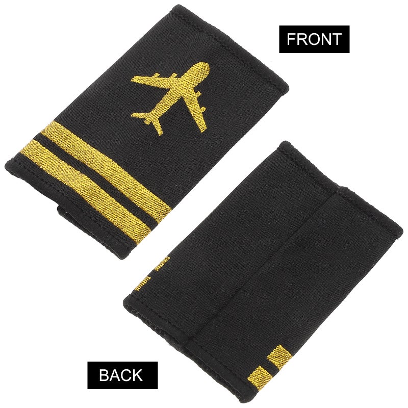 Shoulder Epaulets Pilot Uniform Enhancement Professional Symbol For Cosplayers And Performers 1 Pair - Image 3