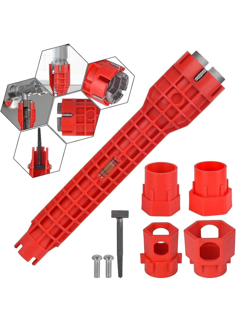 GGOOT 14 in 1 Multifunctional Sink Faucet Installation Tool Screw Removal Hardware Tools  - Image 3