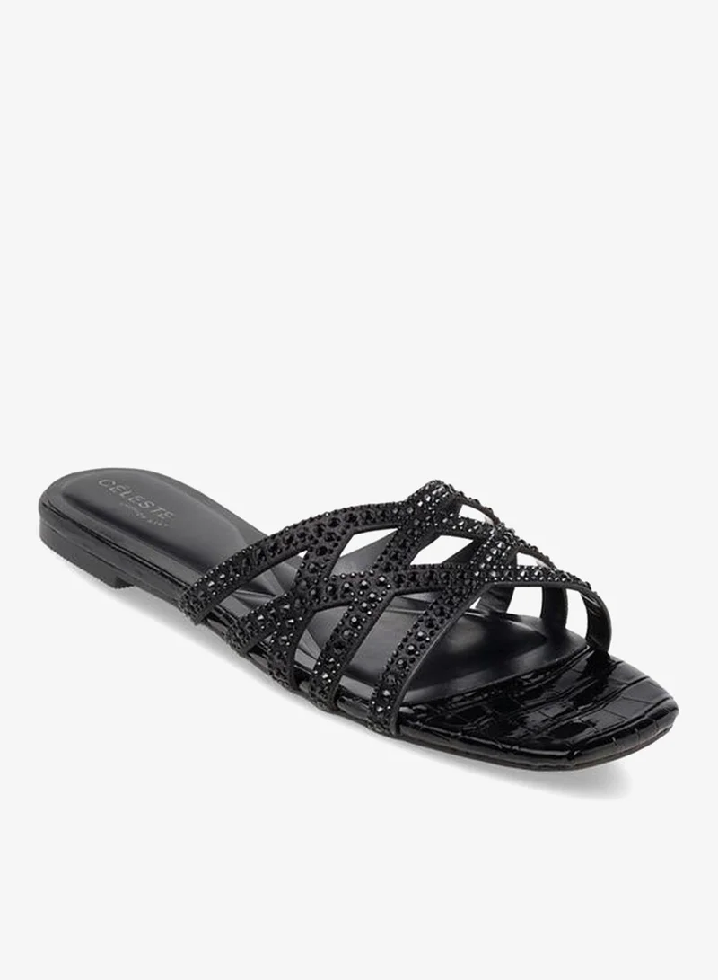 Celeste Women Embellished Flat Sandals Ramadan Collection