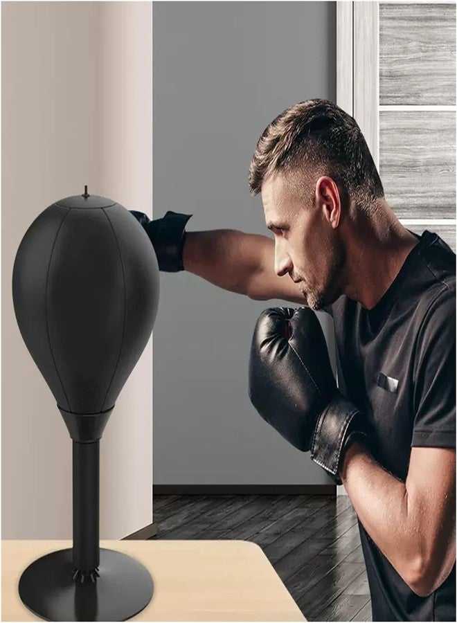 bosig® Punching Bag Boxing Ball Improve Reaction Speed Adjustable Speed Reflex Bag Boxing Equipment for Exercise MMA Home Gym Adults - Image 3