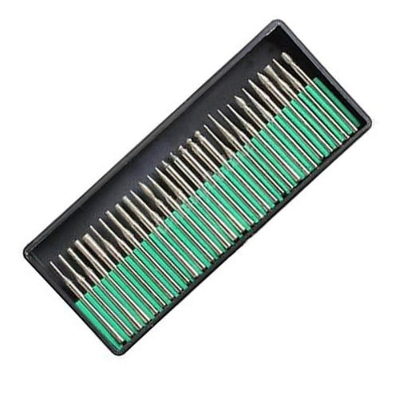 Hetkrishi Hetkrishi Rotary Tool Drill Diycrafts 30 Diamond Burr Set Glass Engra  - Image 1