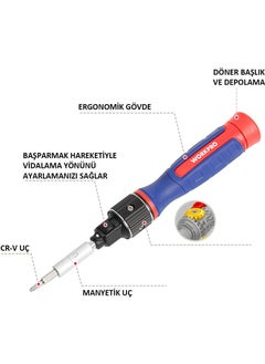 WORKPRO WP221070 9-In-1 Professional Cr-V Ratchet Magnetic Precision Screwdriver Set  - Image 4