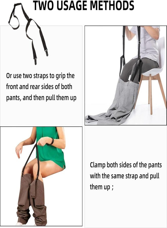 CHYDST 2PCS Assistive Devices for Disabled, Dressing Aids for Seniors, Clip and Pull Dressing Aid, Disability Dressing Aids for Elderly, Wearing Assist Tool for for Disabled Pregnant Injuries Pants Helper - Image 2