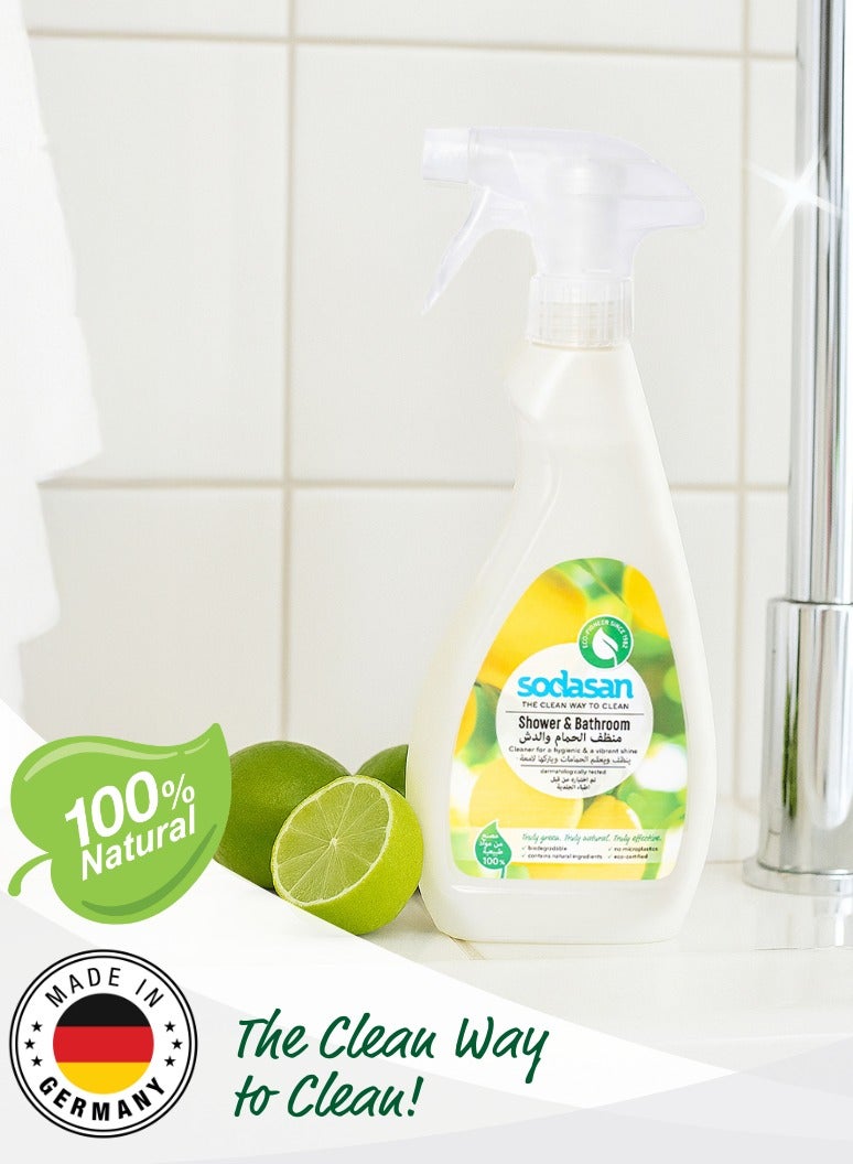 sodasan 100% Natural Shower & bathroom cleaner 500ML  - Image 4