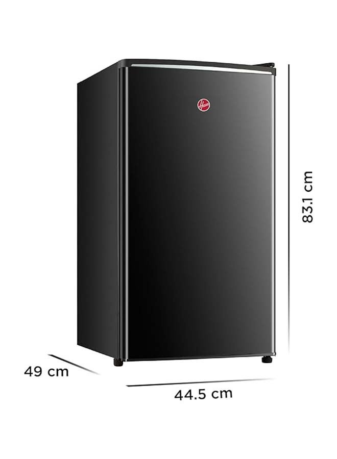 HOOVER 118L Single Door Compact Refrigerator with Freezer Compartment - Mechanical Control, Adjustable Thermostat, Security Lock, 1 Removable Shelf, Defrost Feature, 1 Year Warranty, Black HSD-K118-B 118 L HSD-K118-B Black - Image 2