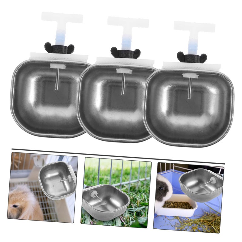 Automatic Leakproof Pet Water Dispenser 6 Pack Easy Clean Bunny Feeder Bowl - Image 5