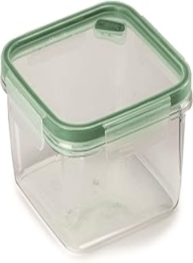 Snips Food Keeper Recycled Plastic, 1.4 L, Square, Multi-Colour, Large 033077