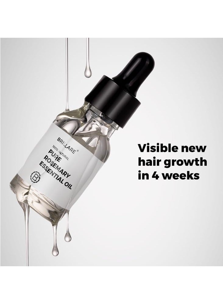 BRILLARE PURE ROSEMARY ESSENTIAL OIL 15ML - Image 3