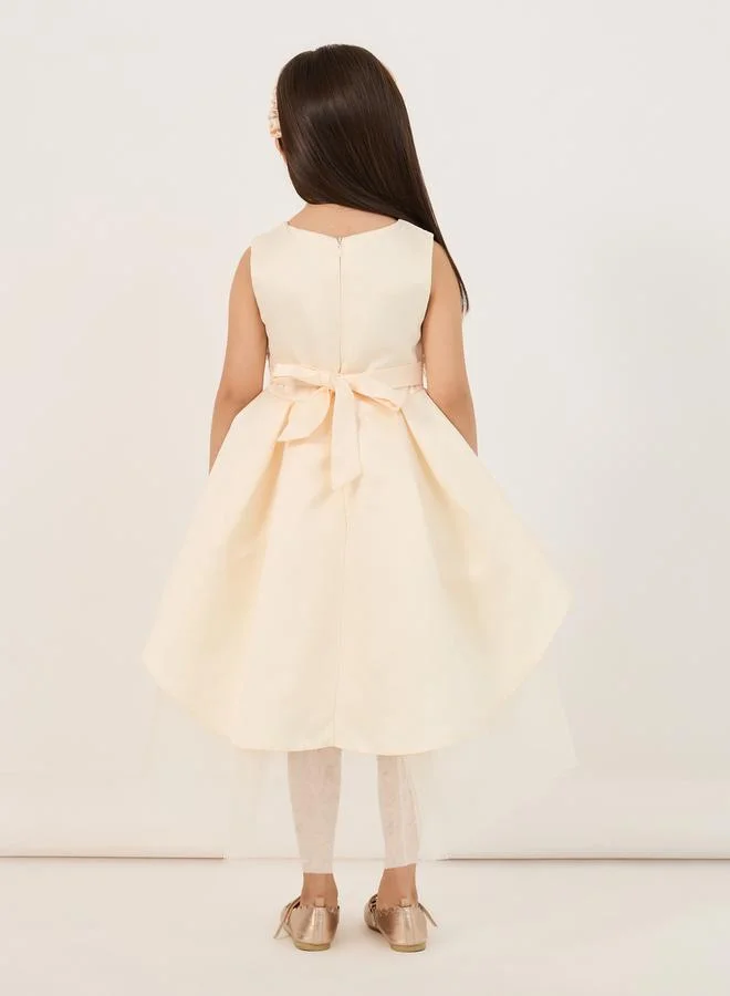Styli Floral Waist Party Dress