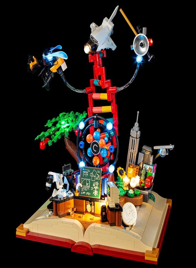 GEAMENT LED Light Kit Compatible with Lego The Evolution of STEM Building Blocks Model - Lighting Set for Ideas 21355 (Model Set Not Included) - Image 1