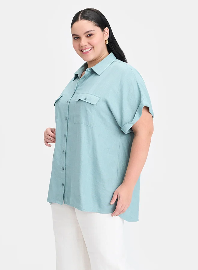 Virgio VIRGIO Linen Oversize Shirt