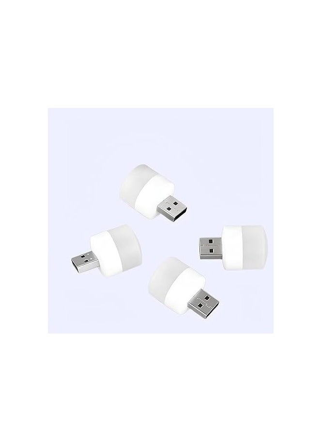 Risen 4 PCS USB Mini LED Night Light Bulb – USB Type, Car Night Light, LED Toilet Light, Baby Night Light, Bright Light for Kids' Bedroom.  - Image 4