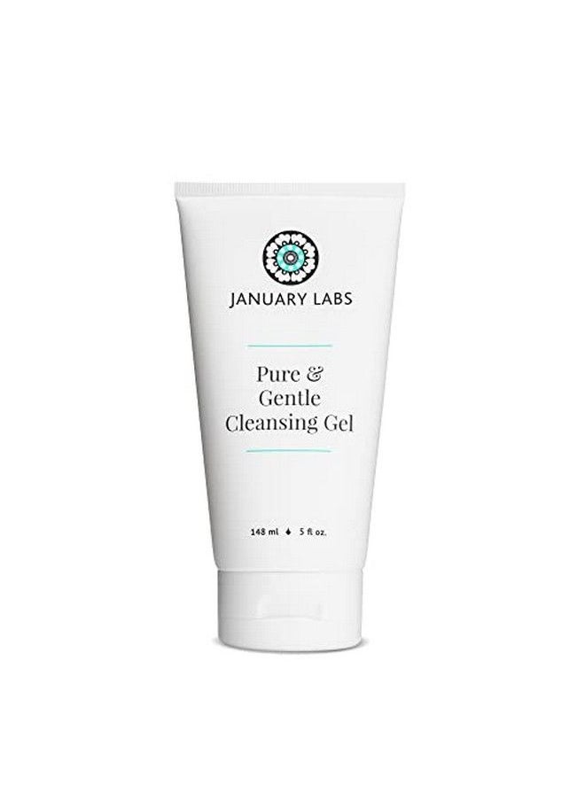 JANUARY LABS Pure & Gentle Face Cleanser Gel Face Wash For All Skin Types Dry Skin Sensitive Acne Prone Skin Skin Care Essential 5 Oz  - Image 1