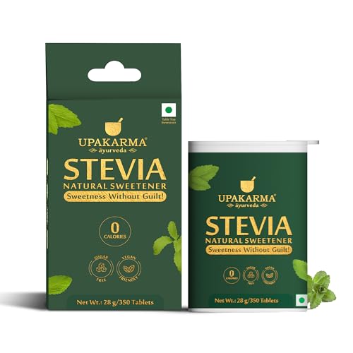 UPAKARMA Stevia Tablets | 350 Count | 97% Rebaudioside-A | Zero Calorie Sweetener | Keto & Diabetic Friendly | Plant-Based Sugar Substitute - Image 1