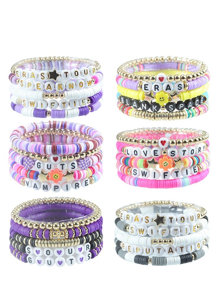 Taylor Swift Taylor Swift Eras Tour Swiftie Bead Bracelet set  - Image 2