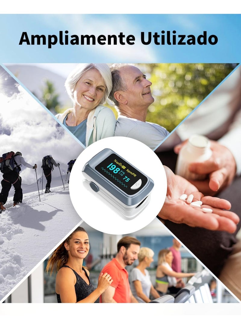 جهاز قياس الأكسجين والنبض من الإصبع – قراءة سريعة ودقيقة لشاشة OLED - Image 2