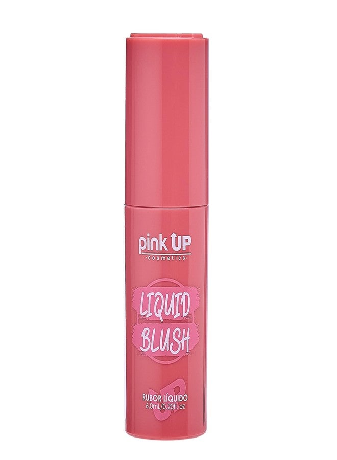 PINK UP | Liquid Blush | Long-Lasting Liquid Blush | Non-Greasy | Highly Pigmented | Suitable for All Skin Types | Matte Colors | Subtle Shimmer Highlights | Shade: Mauve| 6ml | Model PKLB03 - Image 1