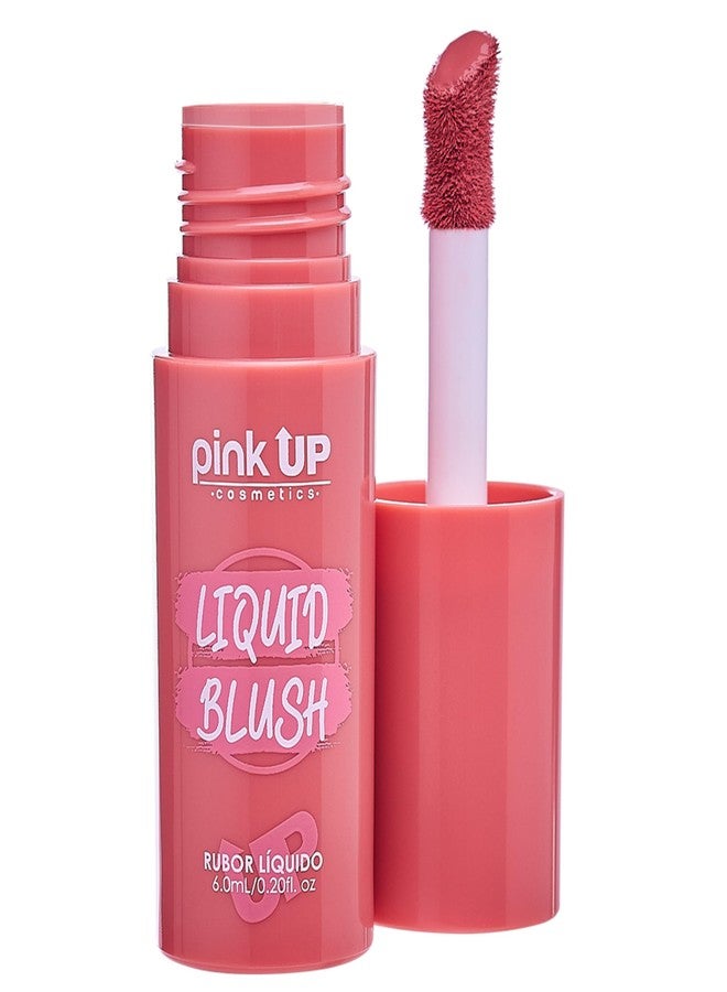 PINK UP | Liquid Blush | Long-Lasting Liquid Blush | Non-Greasy | Highly Pigmented | Suitable for All Skin Types | Matte Colors | Subtle Shimmer Highlights | Shade: Mauve| 6ml | Model PKLB03 - Image 2