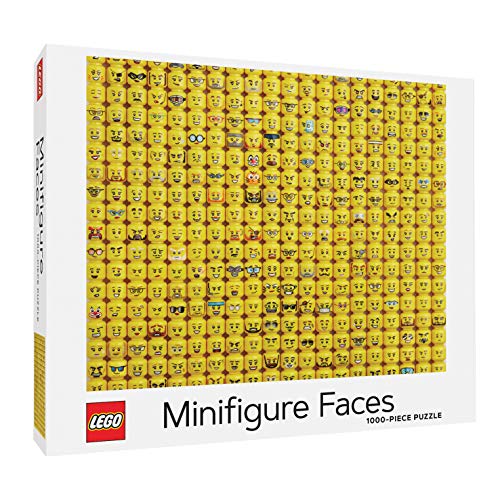 Chronicle Books LEGO Minifigure Faces 1000-Piece Jigsaw Puzzle - Image 1