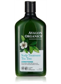 Avalon Organics Scalp Treatment Tea Tree Conditioner, 11 oz  - Image 1