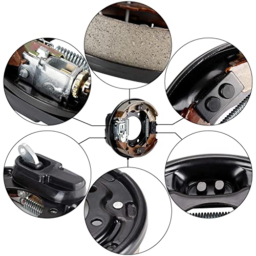 10L0L Golf Cart Rear Brake Assembly Kit for Club Car DS/Precedent 1995-Up & Tempo 2018-Up– Complete Left & Right Brake Cluster, Durable OEM Replacement 101823301/103380202 - Image 2