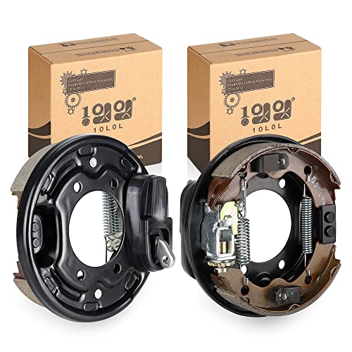 10L0L Golf Cart Rear Brake Assembly Kit for Club Car DS/Precedent 1995-Up & Tempo 2018-Up– Complete Left & Right Brake Cluster, Durable OEM Replacement 101823301/103380202 - Image 1