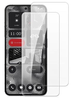 2 Pack High definition transparent Glass Screen Protector for Nothing Phone 3A pro, Hardness Anti-Scratch Tempered Glass flim, Case Friendly, Anti-Fingerprint,Anti-Scratch
