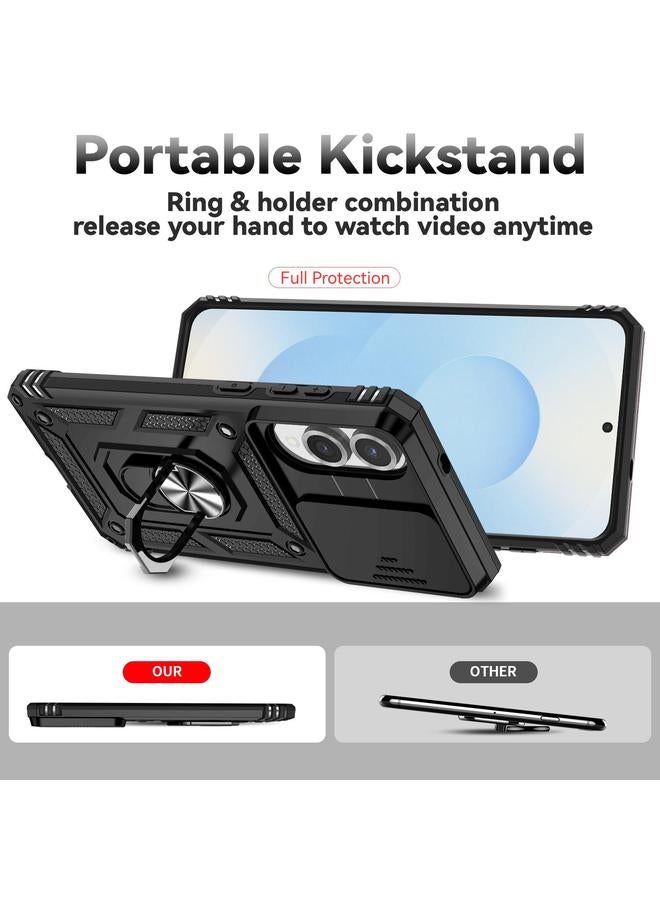 اس-توب جراب لهاتف Samsung Galaxy S25 Edge 5G مع حامل كاميرا منزلق - Image 3