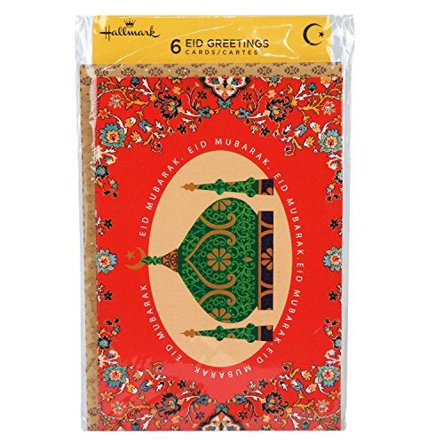 Hallmark Pack of Eid al-Fitr or Eid Al-Adha Cards, Eid Mubarak (6 Cards with Envelopes) - Image 2