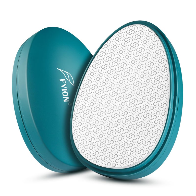 FVION Painless Glass Hair Eraser, Innovative Fine Grit Crystal Body Shaver for Smooth Skin, Effortless Hair Removal Tool (Green) - Image 1