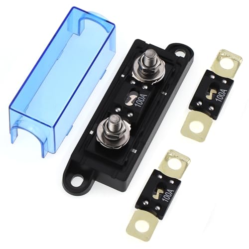 VOZINMOST AMG/Mega Fuse Holder with 100 Amp High-Current Fuse for Battery Bank, Inverter - Image 3