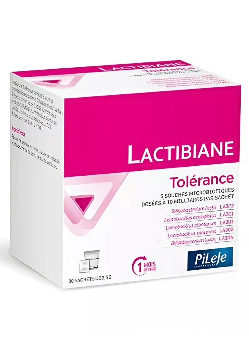 PiLeJe Lactobian Tolerance Powder Drink with Natural Sweetener Inulin, 30 sachets 