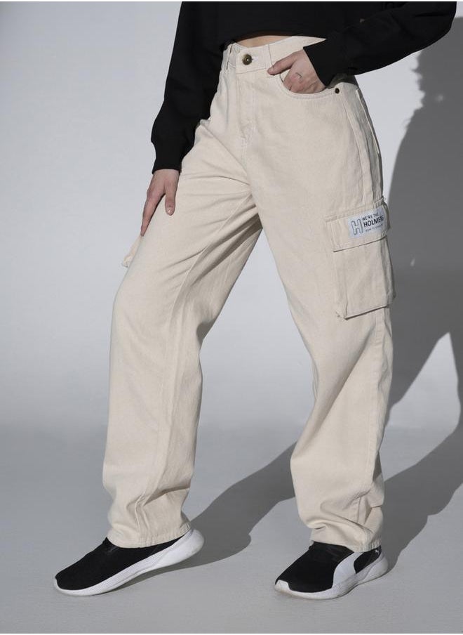 Hubberholme - Off White Jeans For Women - Image 1