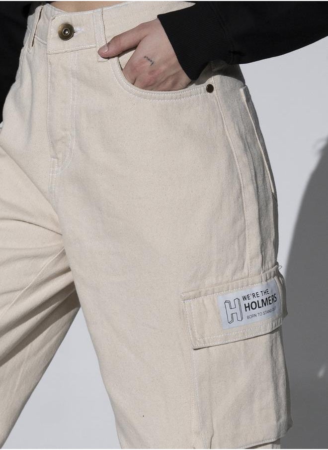 Hubberholme - Off White Jeans For Women - Image 1