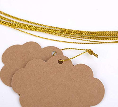Yima Gold Metallic Cord Jewelry Cord Craft String - 1mm, 100 Yards- Perfect for Wrapping, Hair Braiding and Craft Making - Image 3