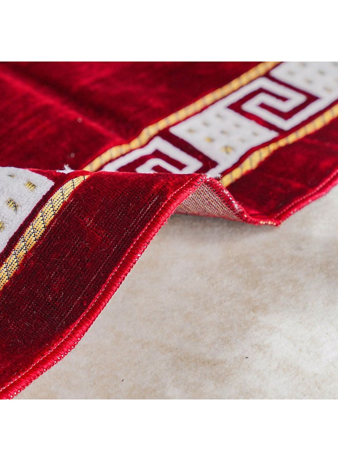 DANUBE HOME Danube Home Janamaz Mats - Maroon - 69x107 cm | Polyester Prayer Mat For Prayer Room  - Image 2