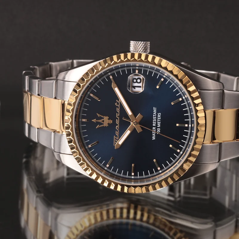 Maserati  Competizione collection Men's Yellow Gold SS watch - R8853100027 for Men | Best Price UAE