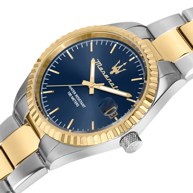 Maserati  Competizione collection Men's Yellow Gold SS watch - R8853100027 for Men | Best Price UAE